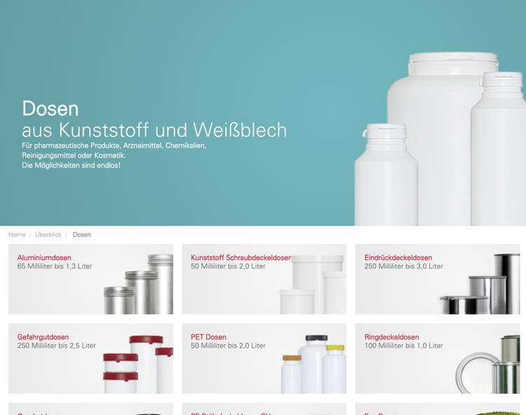 Darstellung der Menke-Webseite